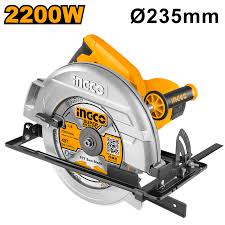 Ingco 1400W Industrial Circular Saw – High-Power Cutting Tool with Free TCT Saw Blade for Wood, Metal, and Heavy-Duty DIY or Professional Projects