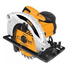 Ingco 1400W Industrial Circular Saw – High-Power Cutting Tool with Free TCT Saw Blade for Wood, Metal, and Heavy-Duty DIY or Professional Projects