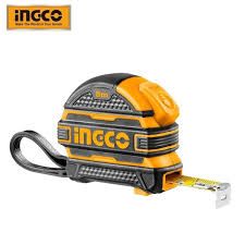 Ingco HSMT081025 Steel Measuring Tape 10m x 25mm – Durable Professional Tape Measure for Accurate Length and Width Measurements in DIY, Construction, and Carpentry