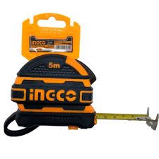 Ingco HSMT081025 Steel Measuring Tape 10m x 25mm – Durable Professional Tape Measure for Accurate Length and Width Measurements in DIY, Construction, and Carpentry