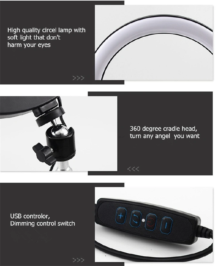 4-in-1 13-Inch LED Ring Light with 2.1M Tripod – Dimmable Beauty Ring Light with Free Microphone and Remote for Selfie, Live Streaming, Makeup, YouTube, TikTok, and Photography