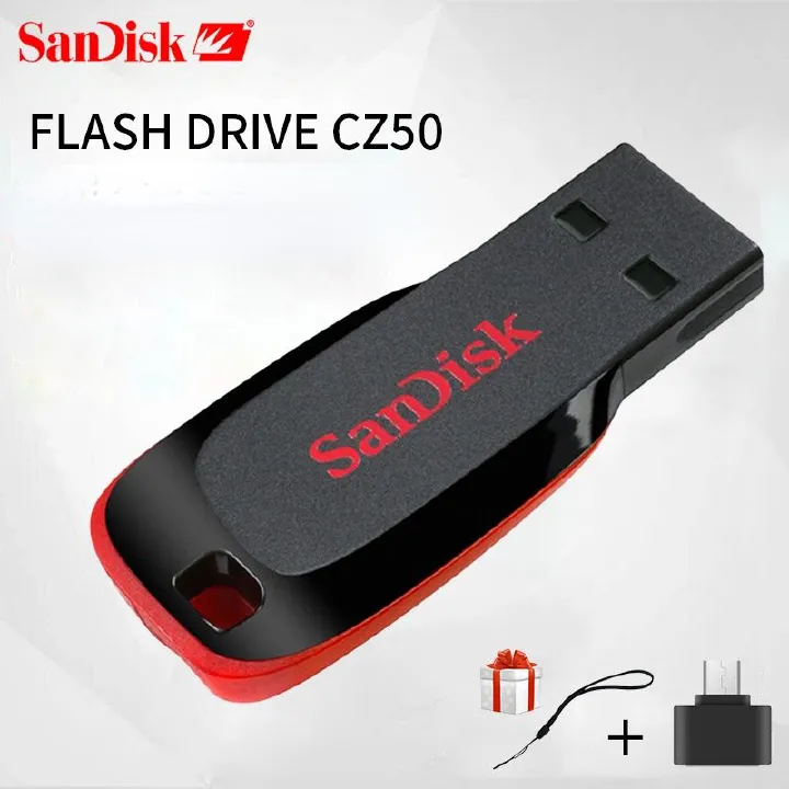 SanDisk USB Flash Drive 128GB–2TB High-Speed USB 2.0 Memory Stick Pen Drive Portable Storage for PC, Laptop, and Mobile Devices