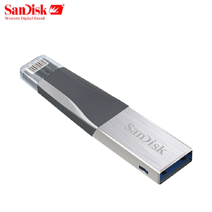 SanDisk USB 3.0 Flash Drive for iPhone, iPad and PC 16GB–128GB High-Speed OTG Pendrive Memory Stick for Photo, Video and File Storage