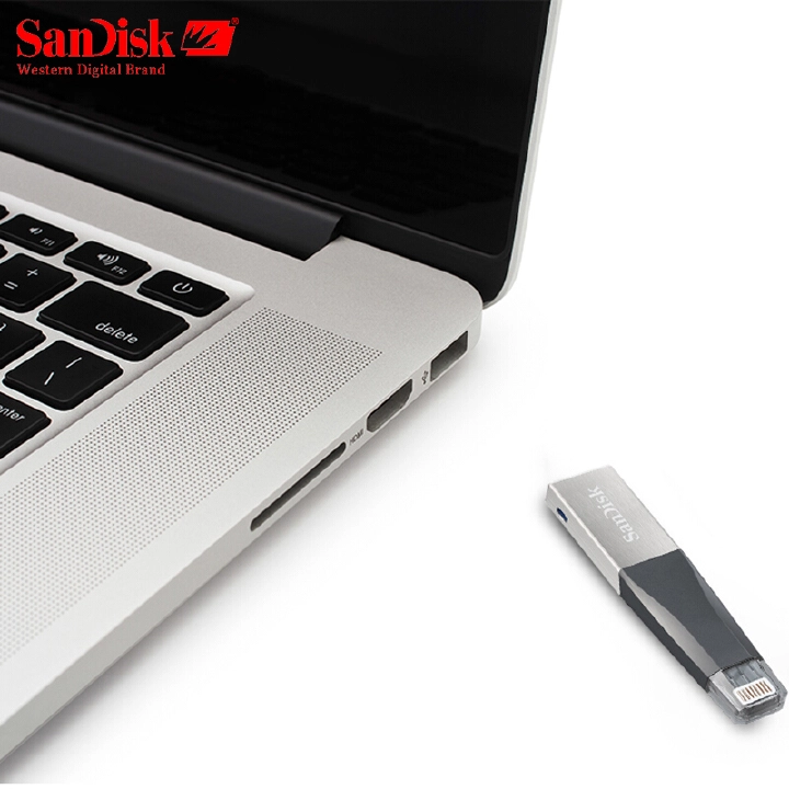 SanDisk USB 3.0 Flash Drive for iPhone, iPad and PC 16GB–128GB High-Speed OTG Pendrive Memory Stick for Photo, Video and File Storage