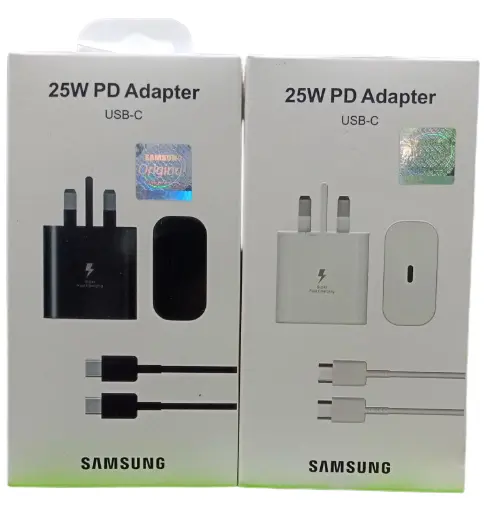 Samsung 25W Super Fast Charger White Adapter with USB-C Output for Galaxy A-Series & S-Series Phones Rapid Charging Wall Adapter for Smartphones and Tablets