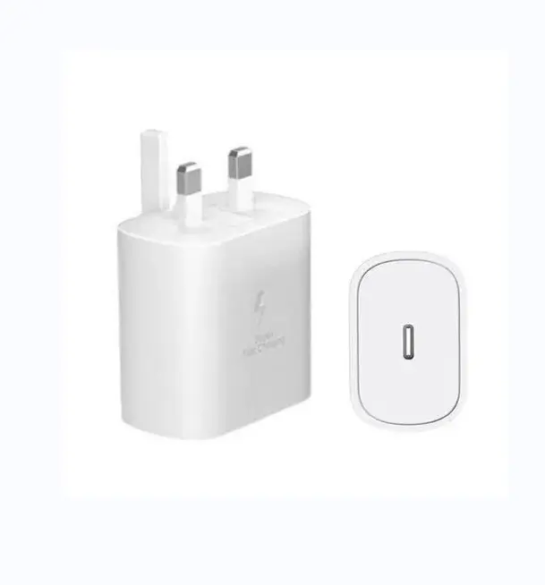 Samsung Original 25W Fast Charger USB-C Adapter Type-C Power Delivery Wall Charger Header Only Rapid Charging for Samsung Smartphones and Tablets