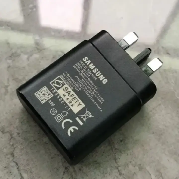 Samsung 45W Super Fast Charger USB-C Type-C Full Wall Adapter for Galaxy A-Series & S-Series Phones High-Speed USB-C Charger for Smartphones and Tablets