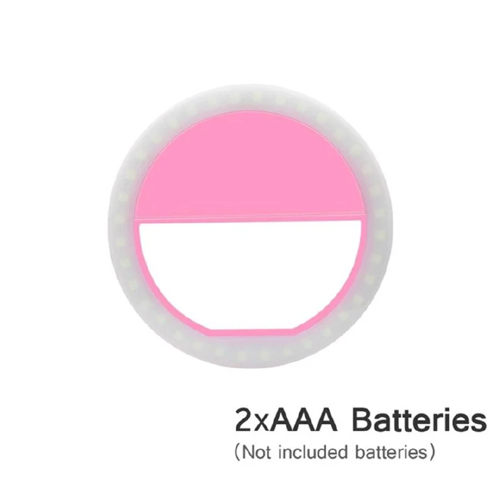 LED Selfie Lamp Ring for Makeup, Photography, and Mobile Use, Novelty Decorative LED Light for Night Photos, Mirror Glow, and Social Media Content