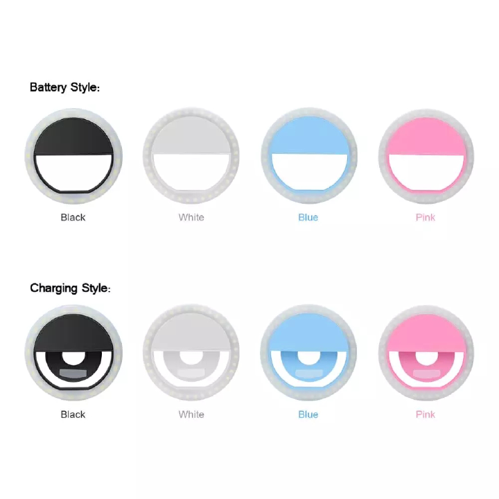 LED Selfie Lamp Ring for Makeup, Photography, and Mobile Use, Novelty Decorative LED Light for Night Photos, Mirror Glow, and Social Media Content