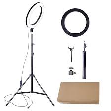 Universal 10-Inch LED Ring Selfie Light 210 White LEDs 10W – Adjustable Brightness Lamp for Photography, Video, and Live Streaming