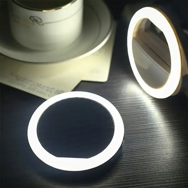 Universal Selfie LED Ring Flash Light Mobile Phone 36 LED Adjustable Clip-On Lamp for Bright Photos and Video Recording Anywhere Anytime