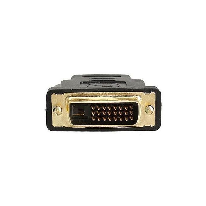 DVI-D (24+1) 25 Pin Male To HDMI Female Adapter Connector