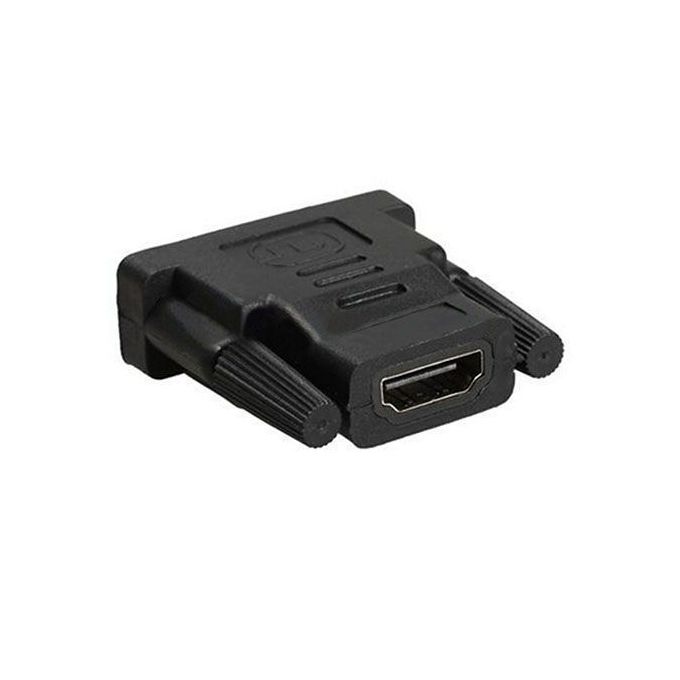 DVI-D (24+1) 25 Pin Male To HDMI Female Adapter Connector