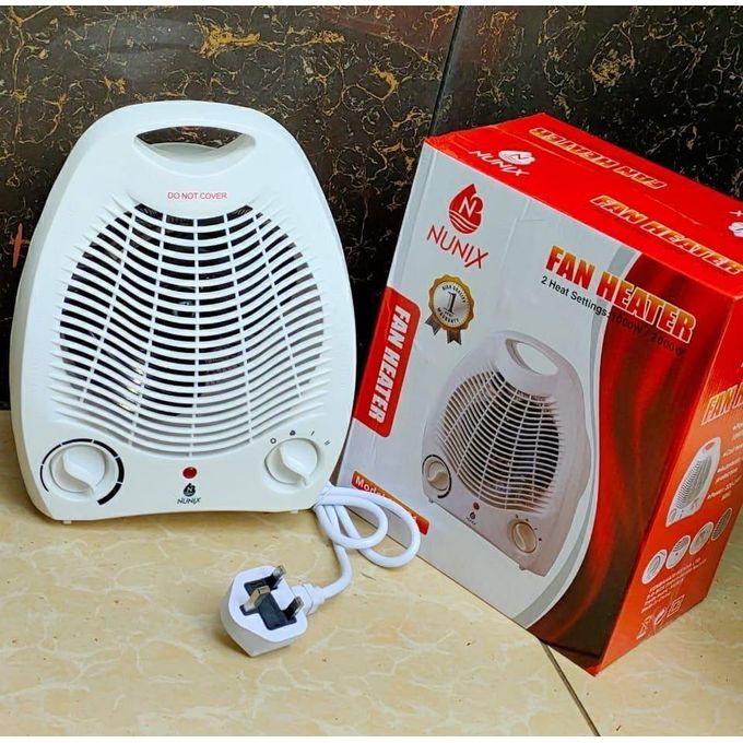 Nunix Fan Room Heater With Cool / Warm / Hot Wind For Selection