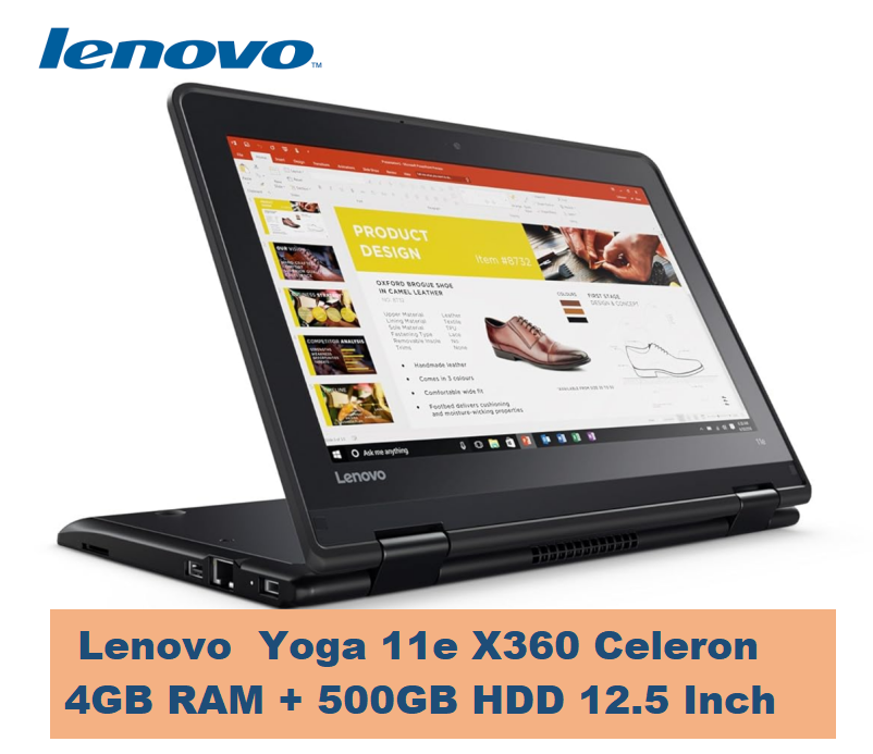 Touchscreen Refurbished Lenovo Thinkpad Yoga 11E X360 2 IN 1 Laptop Intel Celeron 4gb Ram 500gb HDD 11.6''inch Refurbished Laptop Computer Notebook