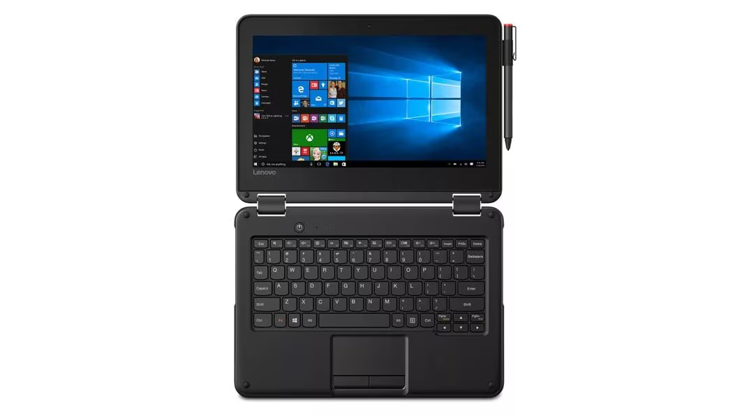 ( With Sylus Pen + 2cameras ) Touchscreen 2 IN 1 Laptop Refurbished Lenovo Thinkpad 300E X360 Intel Celeron 8GB Ram 128GB SSD 12.6''inch Refurbished Laptop Computer Notebook