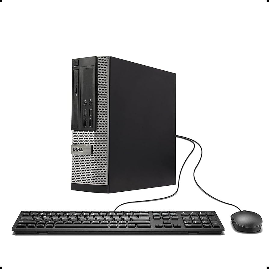 { Full set 23'' dell monitor + MOUSE & KEYBOARD } Refurbished Dell Optiplex 990 Intel Core i5 8GB RAM 500GB HDD Windows 10 Pro Desktop Tower