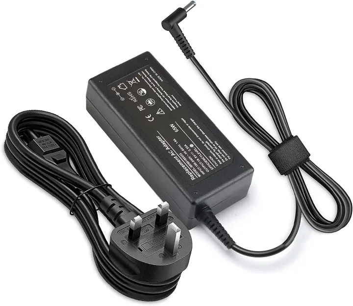 {Complete} HP BLUE PIN LAPTOP CHARGER USED IN VARIOUS HP LAPTOPS INCLUDING MODELS LIKE HP PROBOOK 11 G2, 840 G3,G5,G6,G7 etc.CARRIES WITH IT AN ADAPTER OF 65W(19.5V,3.33A)AND A DISTINCTIVE