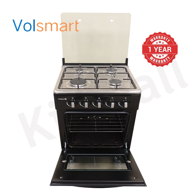 Volsmart 4 Burners VGS-680 Free Standing Gas Cooker Cooking Range with 80L Oven 4 Gas Cooker + Gas Oven