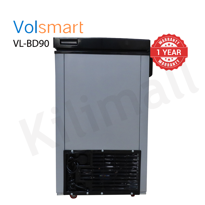 Volsmart 90L Vertical Chest Freezer VL-BD90 Single Flip Drain Freezer Energy-saving Freezer Fast Cooling Refrigerator