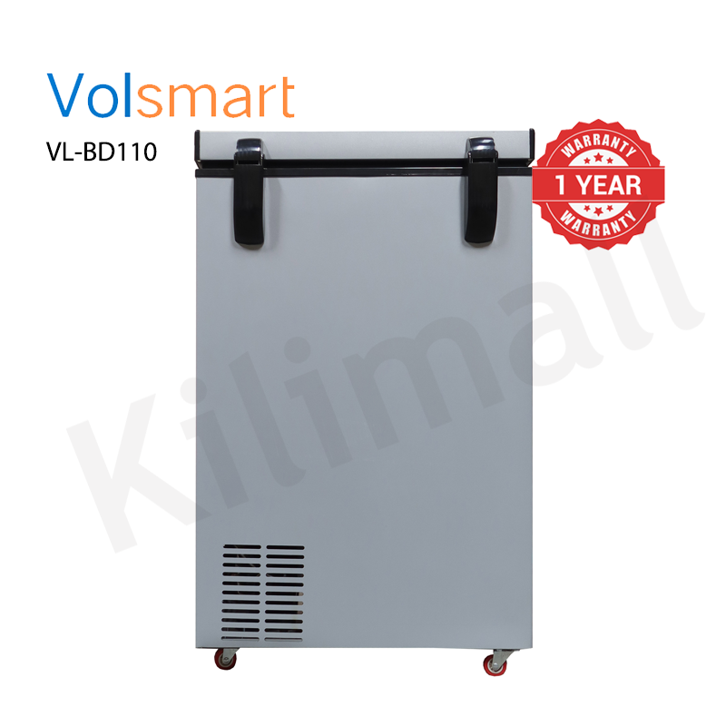 Volsmart 110L Vertical Chest Freezer VL-BD110 Single Flip Drain Freezer Energy-saving Freezer Fast Cooling Refrigerator