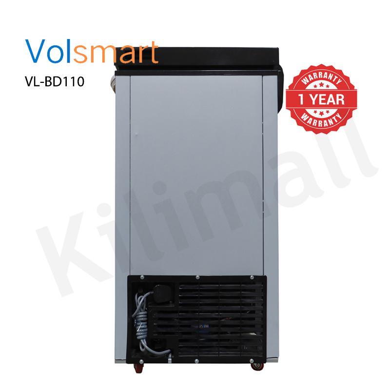 Volsmart 110L Vertical Chest Freezer VL-BD110 Single Flip Drain Freezer Energy-saving Freezer Fast Cooling Refrigerator