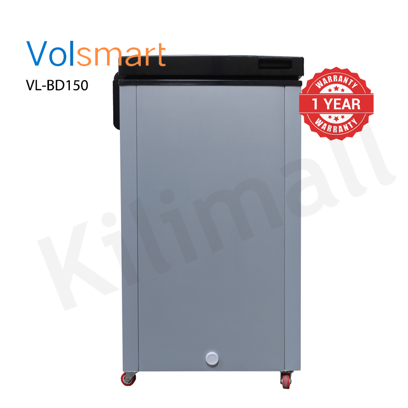 Volsmart 150L Vertical Chest Freezer VL-BD150 Single Flip Drain Freezer Energy-saving Freezer Fast Cooling Refrigerator