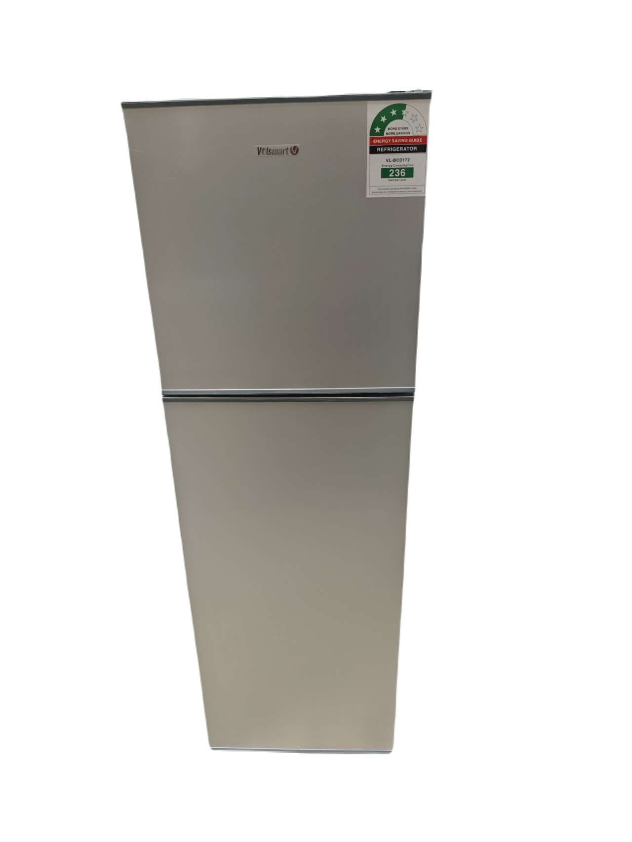 Volsmart 172L Fridge Freezer VL-BCD172 Energy Saving Double Doors Refrigerator