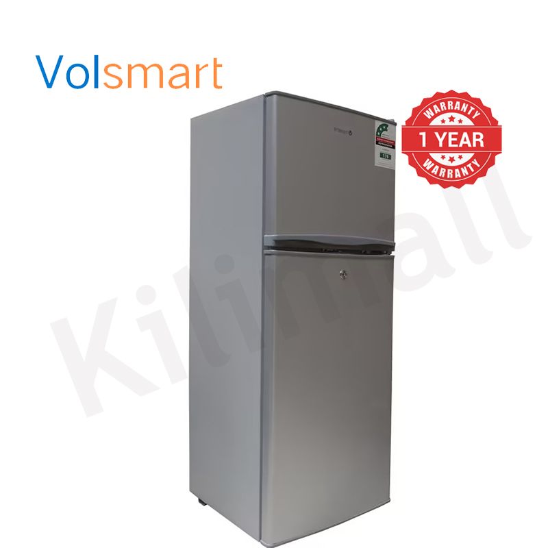 Volsmart 138L Fridge Freezer VL-BCD138 Energy Saving Double Doors Refrigerator