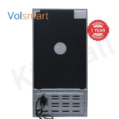 Volsmart 108L Double Doors VL-BCD108 Fridge Freezer Energy Saving Refrigerator with Lock and Keys