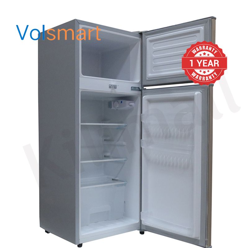 Volsmart 118L Fridge Freezer VL-BCD118 Energy Saving Double Doors Refrigerator