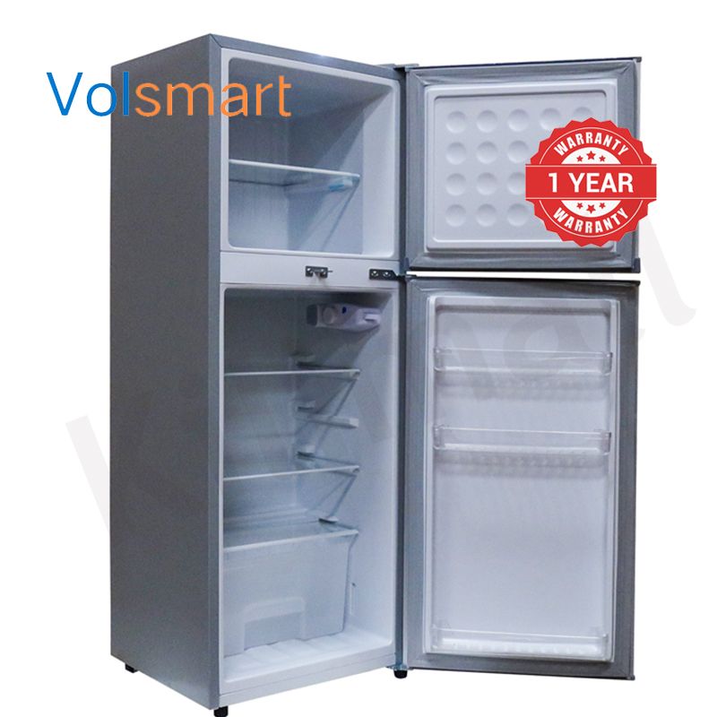 Volsmart 138L Fridge Freezer VL-BCD138 Energy Saving Double Doors Refrigerator