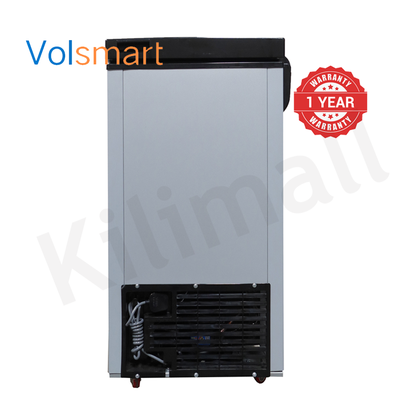 Volsmart 130L Vertical Chest Freezer VL-BD130 Single Flip Drain Freezer Energy-saving Freezer Fast Cooling Refrigerator