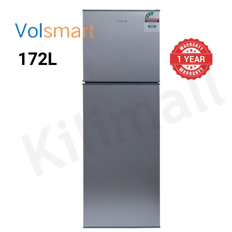 Volsmart 172L Fridge Freezer VL-BCD172 Energy Saving Double Doors Refrigerator