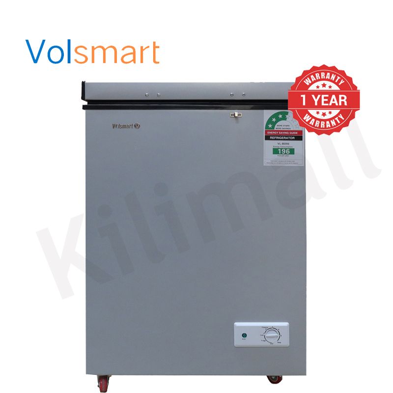 Volsmart 90L Vertical Chest Freezer VL-BD90 Single Flip Drain Freezer Energy-saving Freezer Fast Cooling Refrigerator