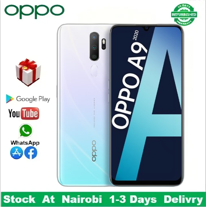 Refurbished OPPO A9 2020 A11 A11X 128GB + 8GB 6.2" Fingerprint unlock phone Dual SIM 4G phone Refurbished Phone SmartPhones Mobile Phones 128GB phone 4G Phones oppp phone smartphone
