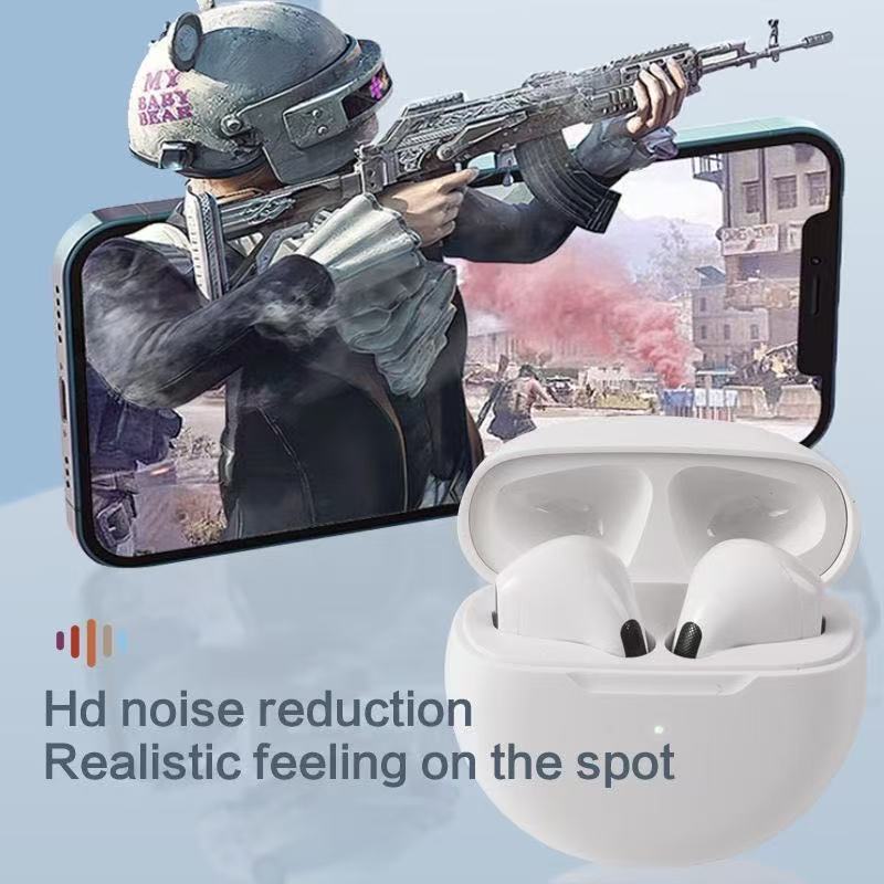Air Pro 6 TWS Wireless Bluetooth Headphones Pro6  Bluetooth Headphones Noise Cancelling Earbuds Waterproof and Sweatproof All smartphones can be used