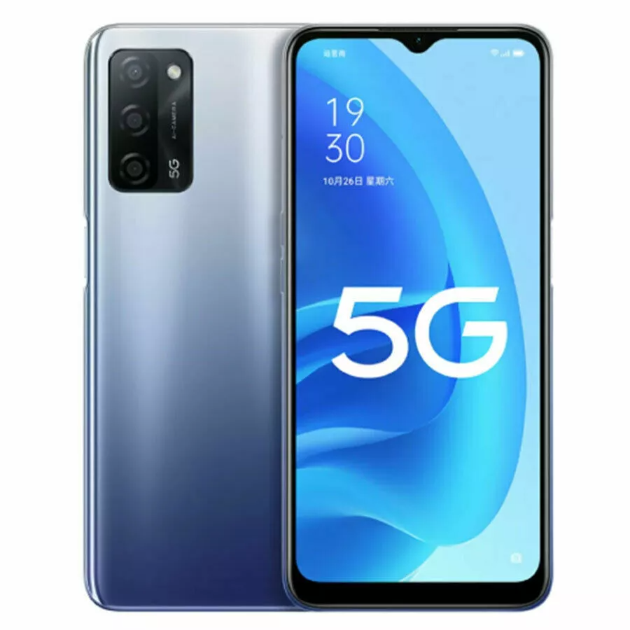 Refurbished OPPO A55 A53s Smart Phone 128GB 6.5" with Fingerprint unlock phone Dual SIM 4G phone Refurbished Phone SmartPhones Mobile Phones 128GB phone 5G Phone oppp phone
