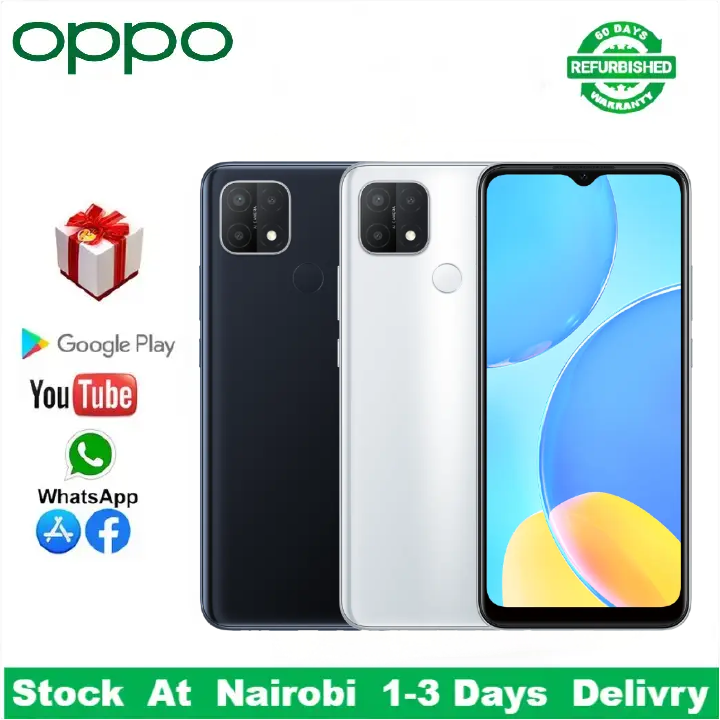 Refurbished OPPO A35 A15S Smart Phone 128GB 6.0" with Fingerprint unlock phone Dual SIM 4G phone Refurbished Phone SmartPhones Mobile Phones 128GB phone 5G Phone oppp phone