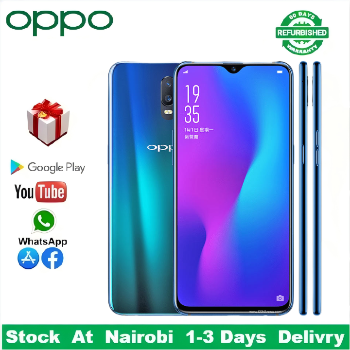 Refurbished OPPO R17 Smart Phone 128GB 6.4" Dual SIM 4G phone 16MP+25MP Refurbished Phone 3500 mAh SmartPhones Mobile Phones 128GB phone 5G Phone oppp phone