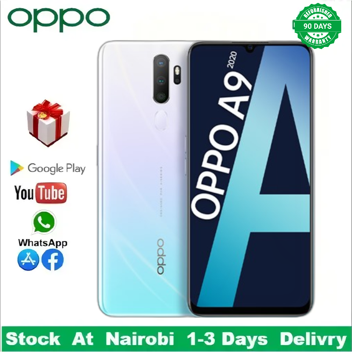 Refurbished Oppo A9 2020 OPPO A11 A11X 128GB + 8GB 6.2" Fingerprint unlock phone Dual SIM 4G phone Refurbished Phone SmartPhones Mobile Phones 128GB phone 4G Phones oppp phone smartphone