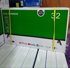 🎉 Solarmax 32 Inch Frameless Smart Android TV 📺 HD Ready | WiFi | Bluetooth | HDMI & USB Ports | Netflix & YouTube | Energy Saving | Wall Mount | FREE WALL BRACKET + TV Guard 🌟
