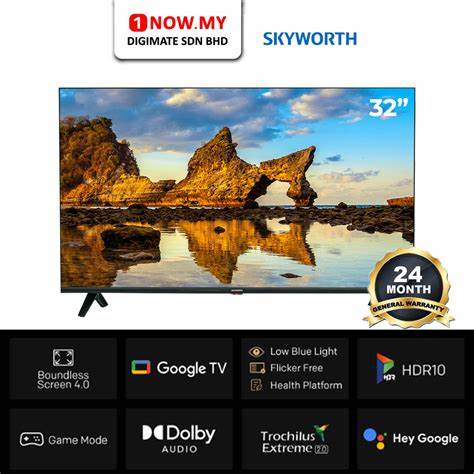 🎁 Skyworth 32 Inch Smart Google TV – Affordable Entertainment at Your Fingertips! 📺+ FREE TV GUARD🎉🎊🎊