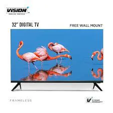 📺 Vision Plus 32-Inch Digital LED TV | HDMI/USB/VGA | Inbuilt Free-to-Air Decoder | HD Ready | Energy-Saving | Wall Mountable + FREE TV GUARD+ EXTENSION