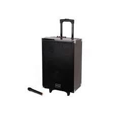 🔥Tagwood 15” Trolley Speaker – Powerful Bass – Bluetooth – USB/SD Support – FM Radio – Rechargeable Battery – Karaoke Mic Input – LED Display – Portable & Loud