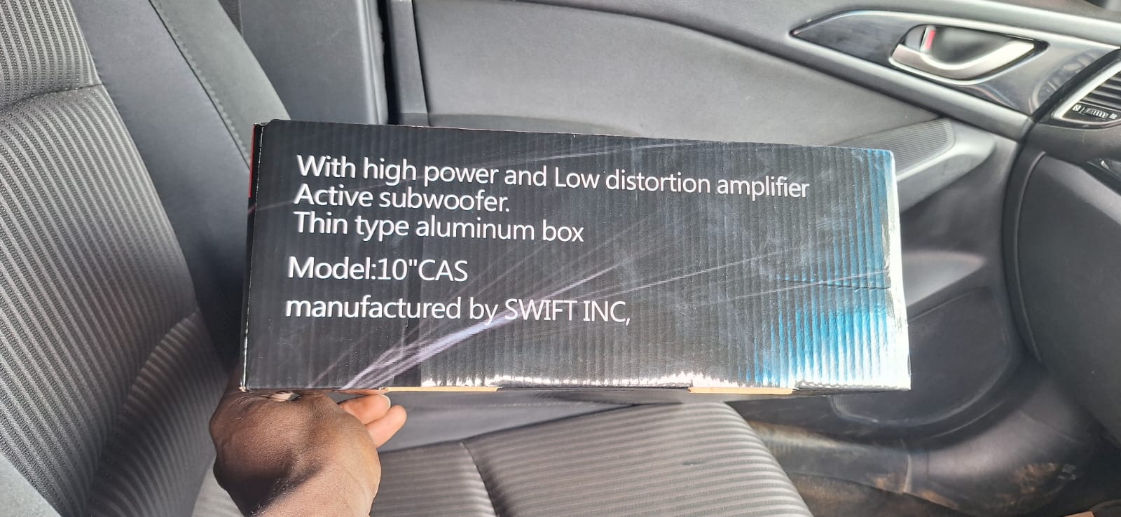 SWIFT 10'CAS Car Radio -  These subwoofers are designed to fit under the seats of a vehicle, maximizing space efficiency without compromising on sound quality.
