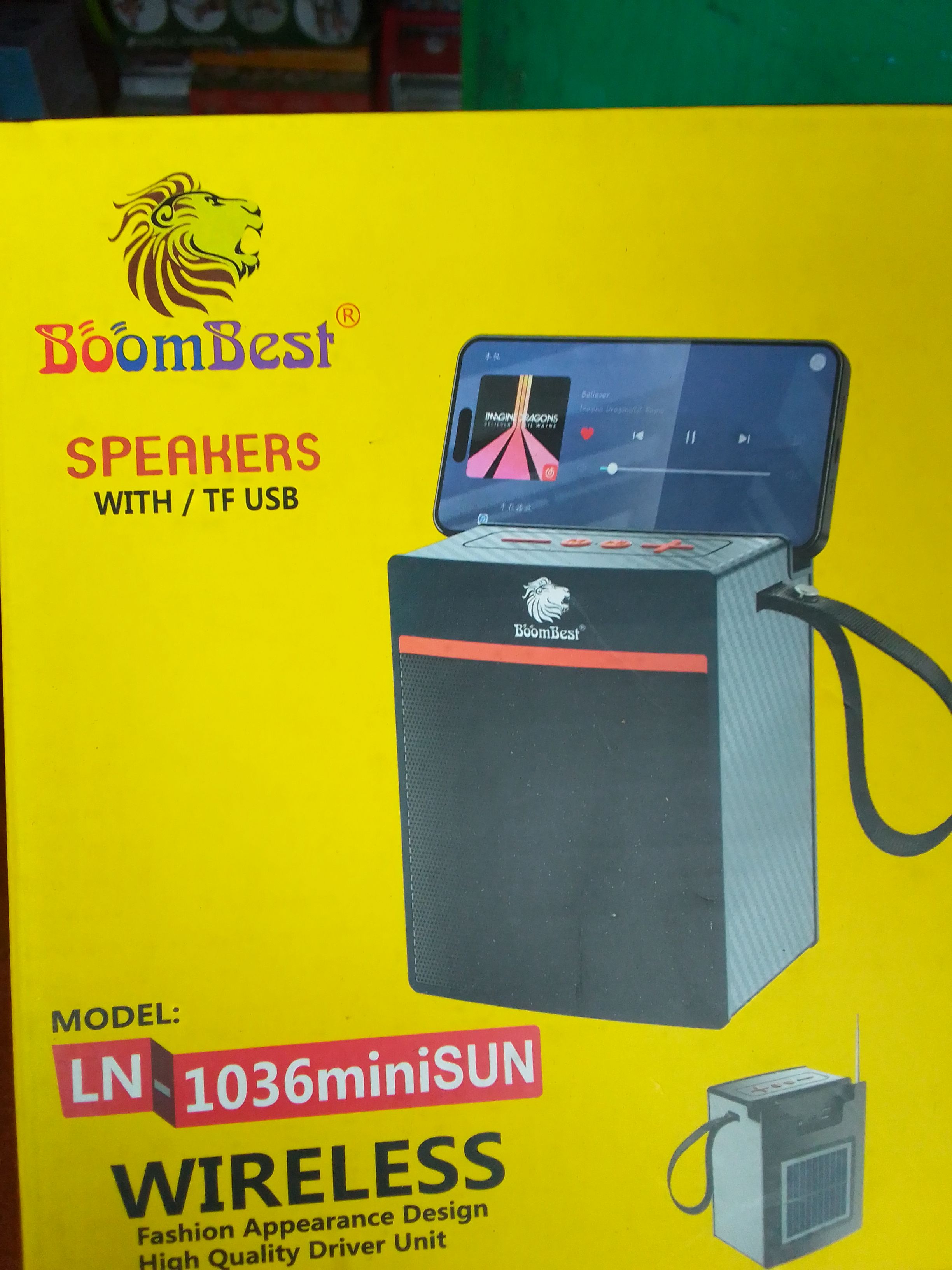 BoomBest Portable wireless bluetooth speaker-1036miniSUN