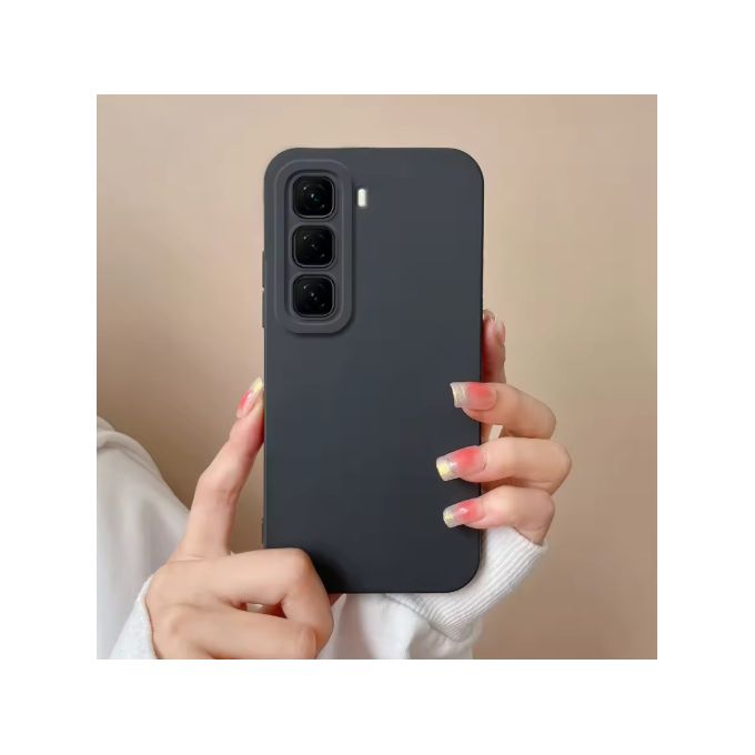 Infinix HOT 50 Pro Plus Black Soft Phone Case/ Cover