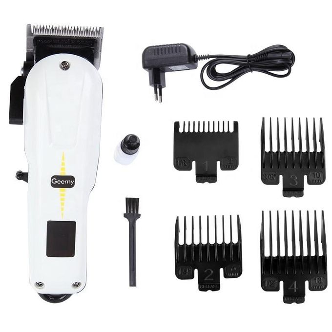 Geemy Rechargeable Cordless Shaving Machine Kinyozi With Indicator