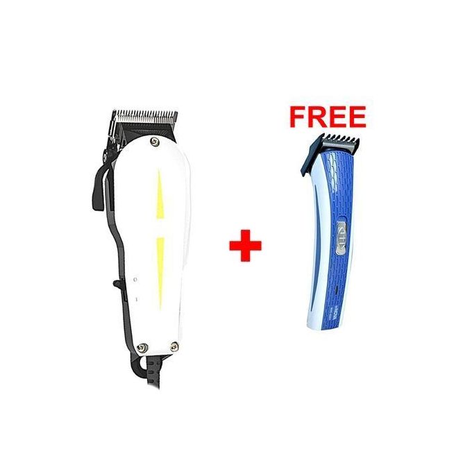 Geemy Kinyozi Shaver With Free Rechargeable Hair And Beard Trimmer